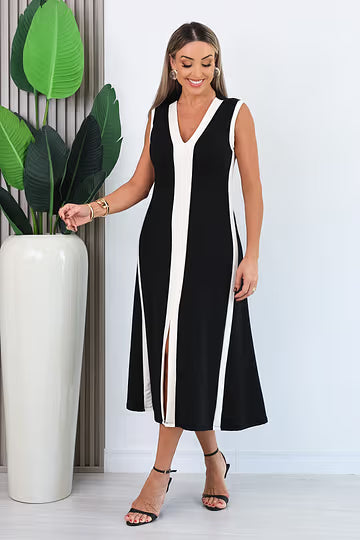 VESTIDO LONGUETE SIMARA - PRETO